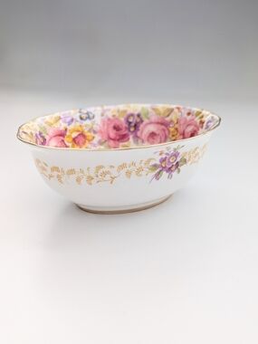 Royal Albert Serena Bone China Floral Small Oval Fruit/Side/Serving Bowl
